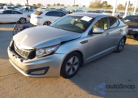 2013 Kia Optima Hybrid Lx from USA, damaged, VIN KNAGM4AD1D5048124